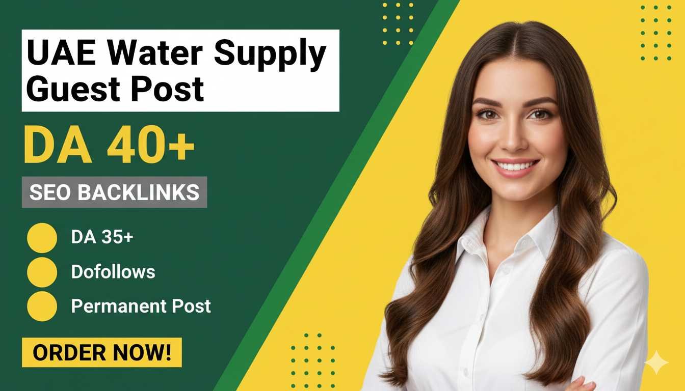 UAE Water Supply Guest Post Backlinks
