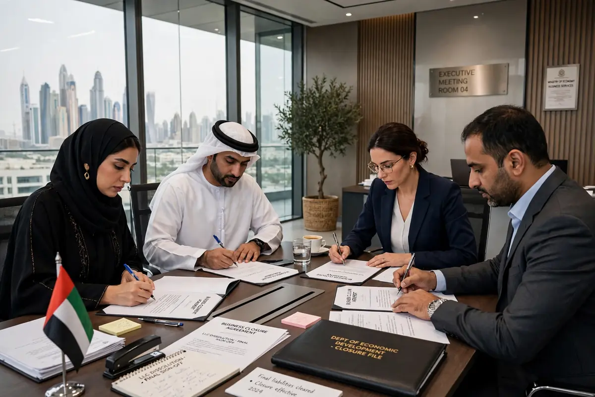 Company liquidation in UAE