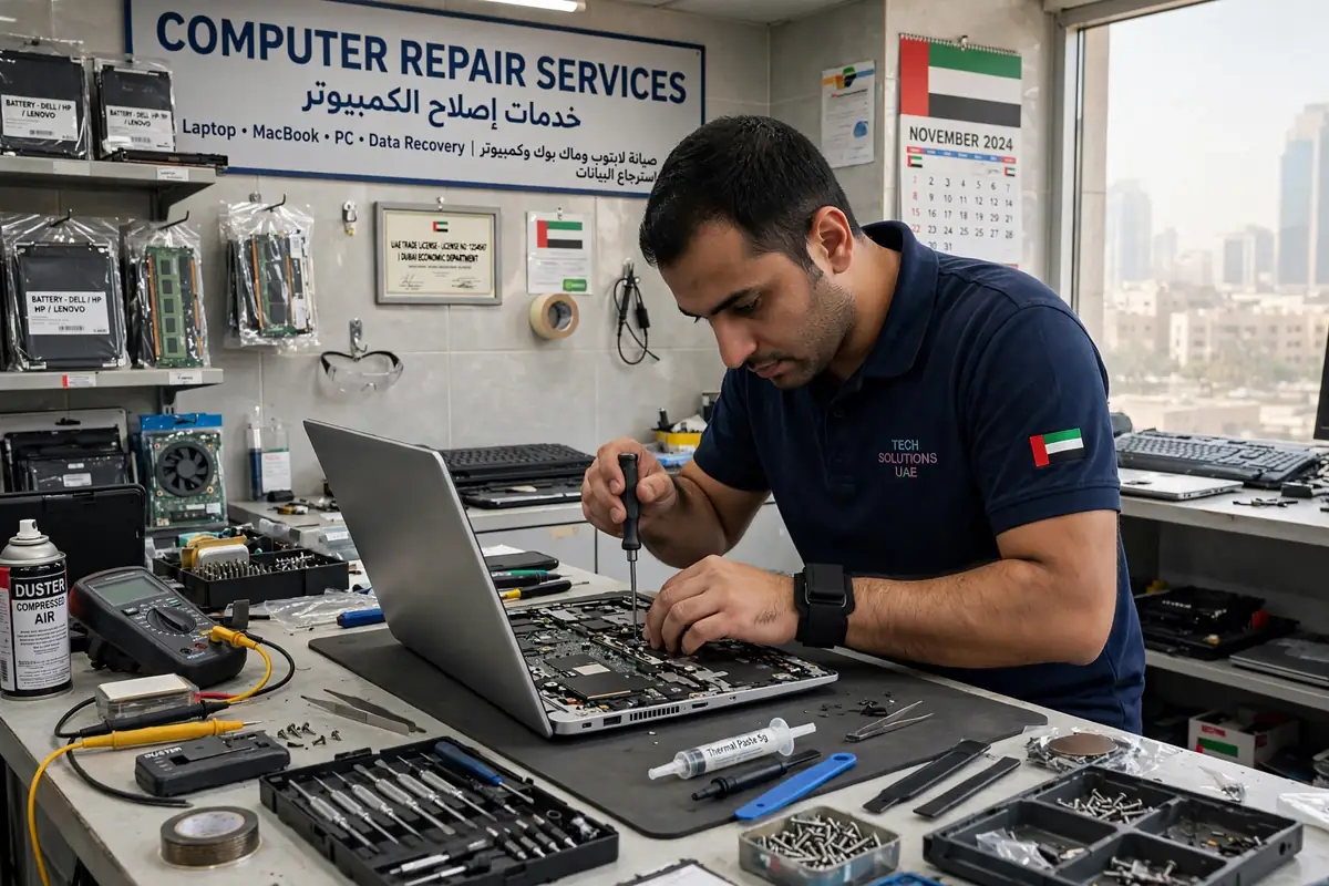 Computer repair services in UAE