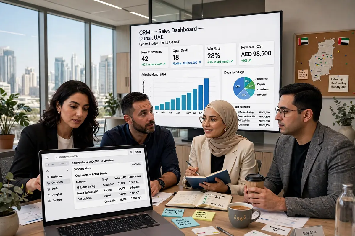 CRM software in UAE
