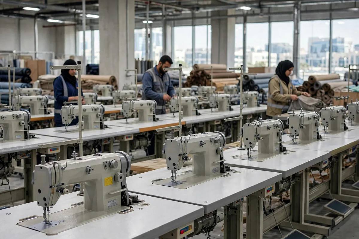 Garment industry machines in UAE