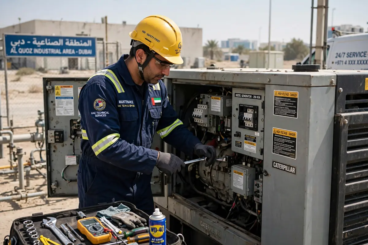 Generator maintenance in UAE