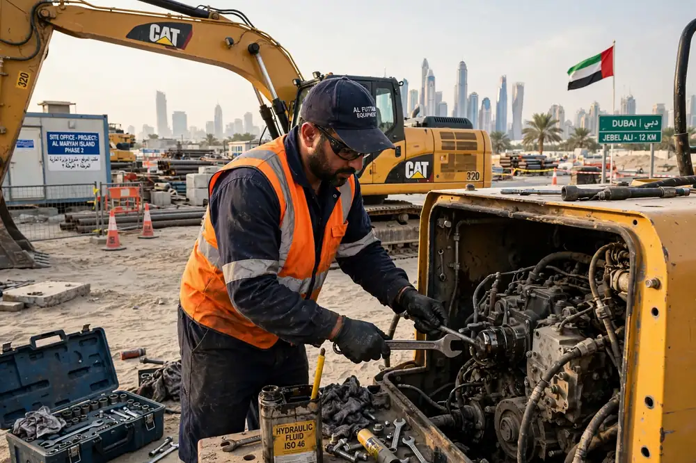 Heavy equipment repair in UAE