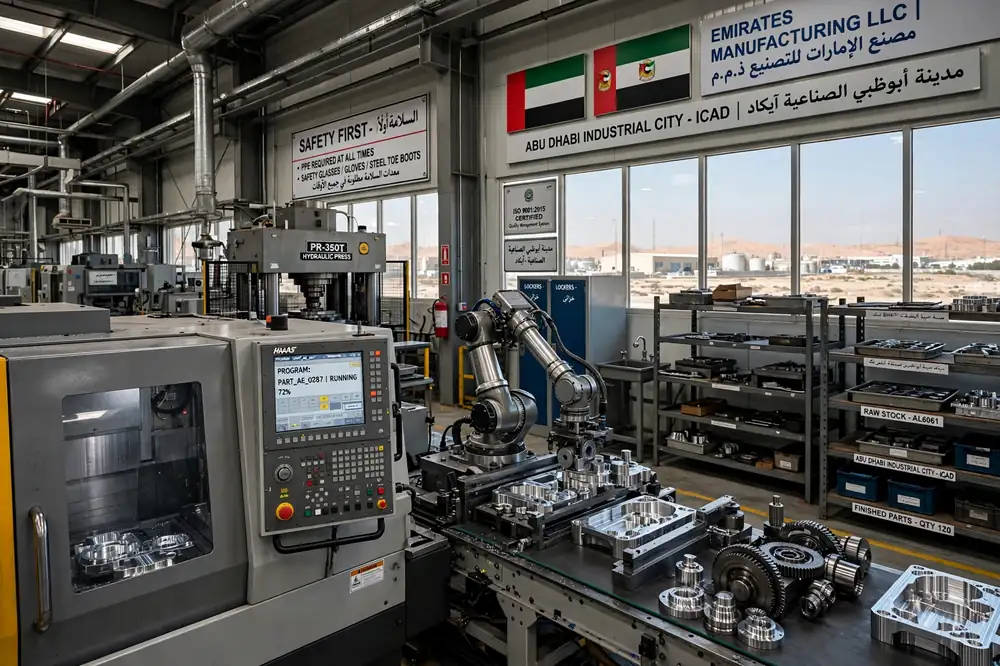 Industrial machinery in UAE