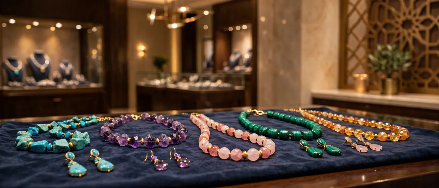 Semi-precious jewellery in UAE