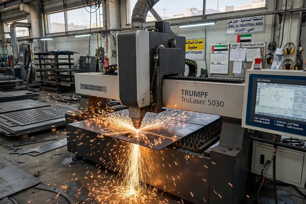 Laser cutting machine in UAE