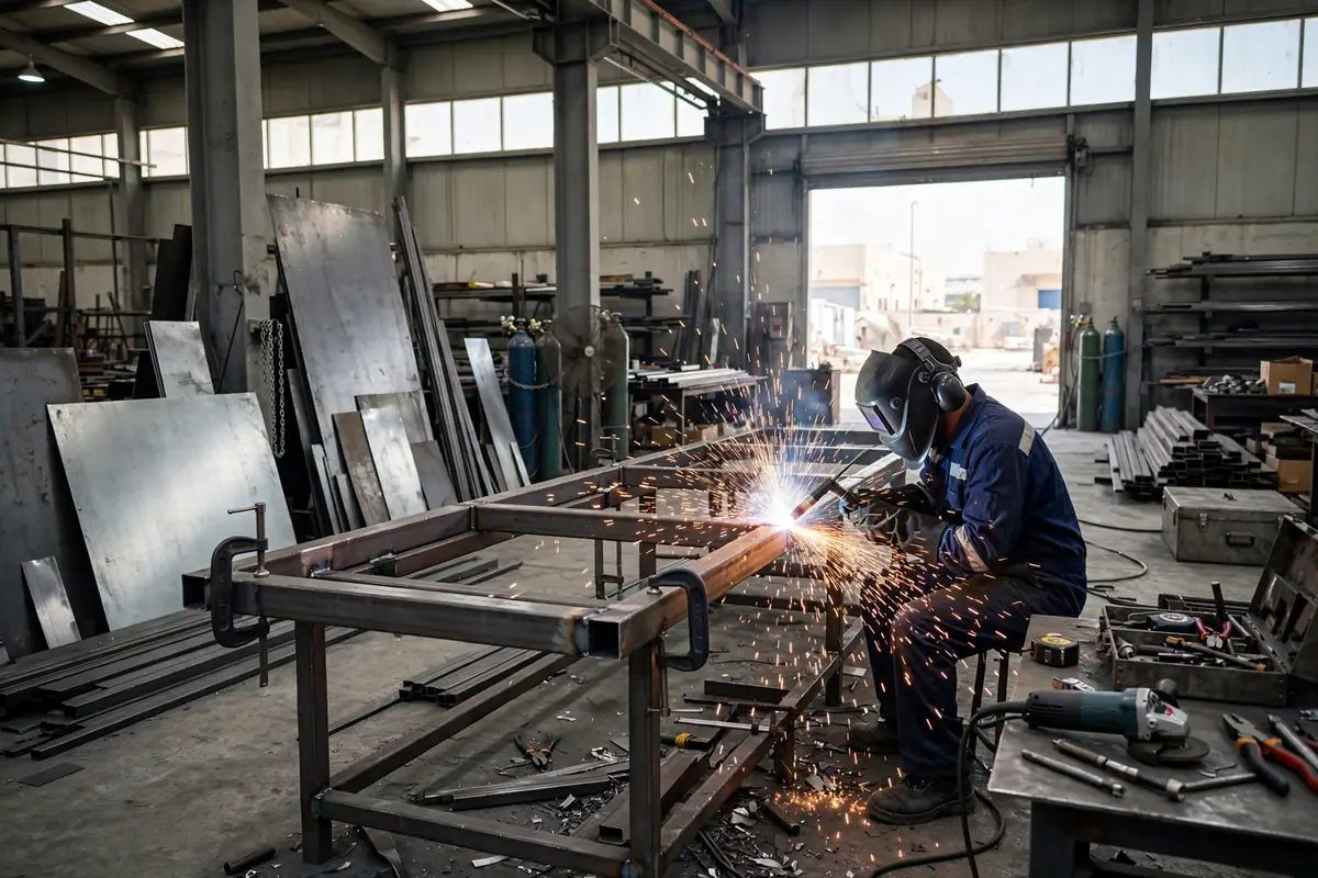 Metal fabrication in UAE