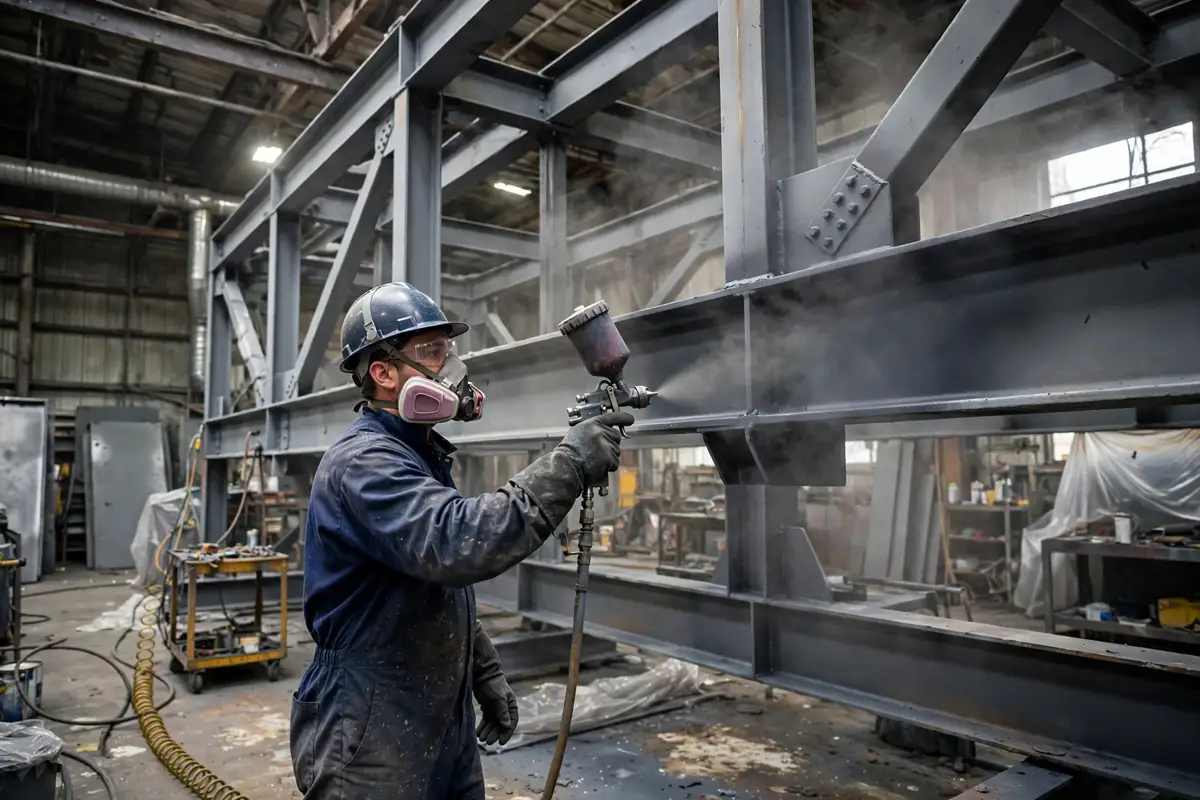 Painting of metals in UAE