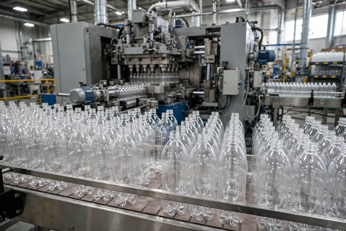 Plastic bottle making in UAE
