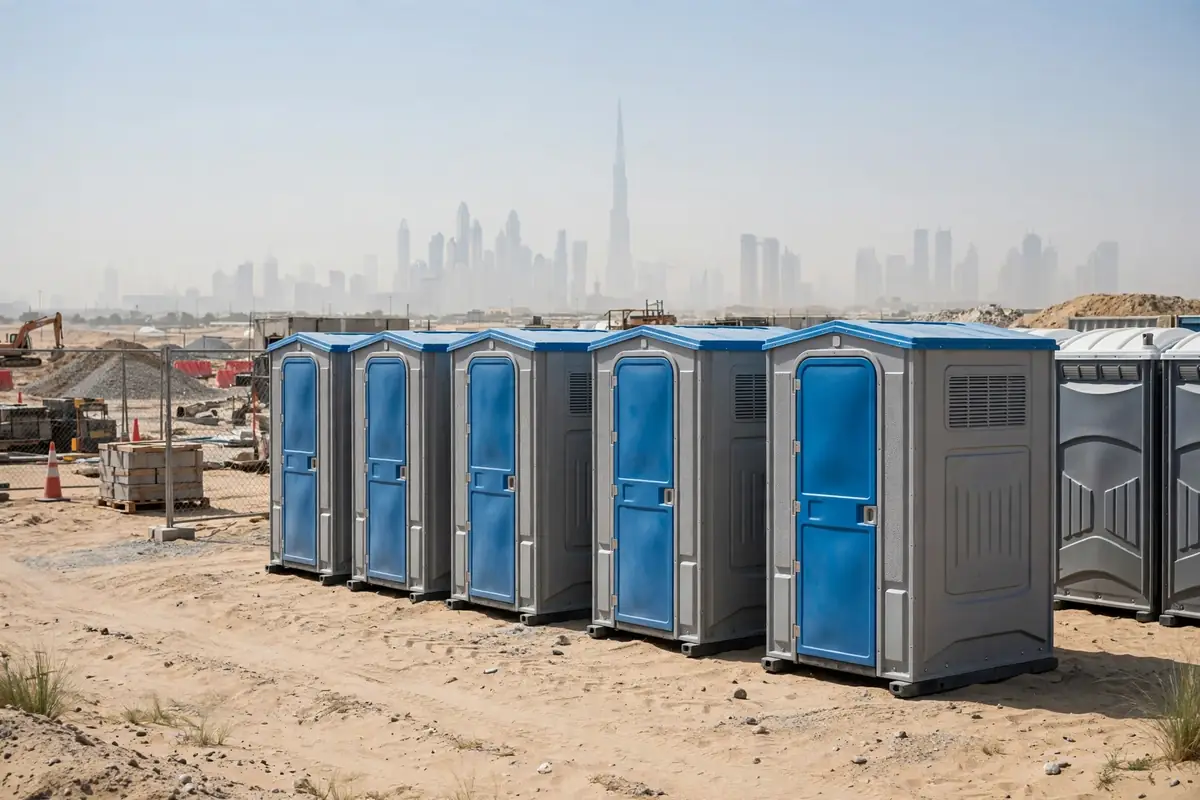 Portable toilets in UAE