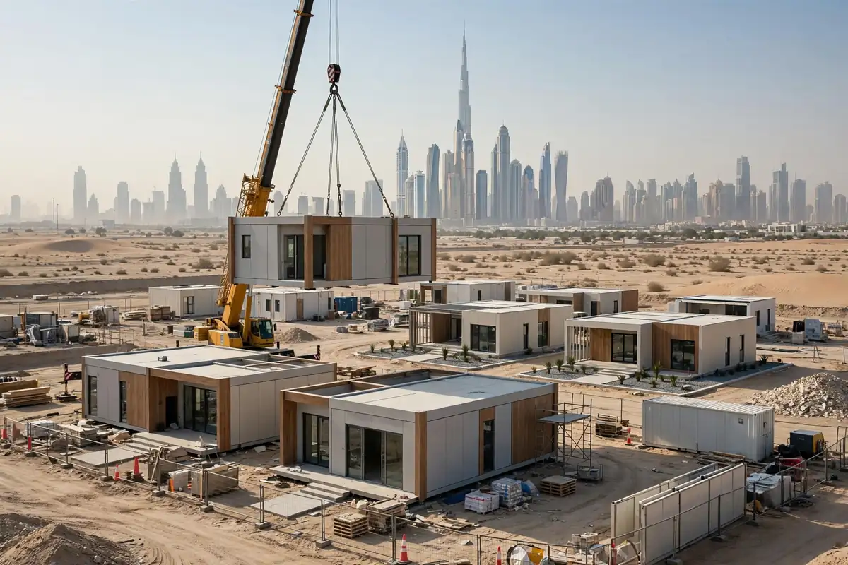 Prefabricated modular buildings in UAE
