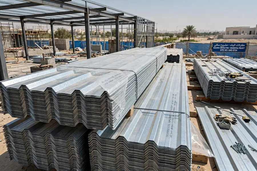 Roofing sheets in UAE