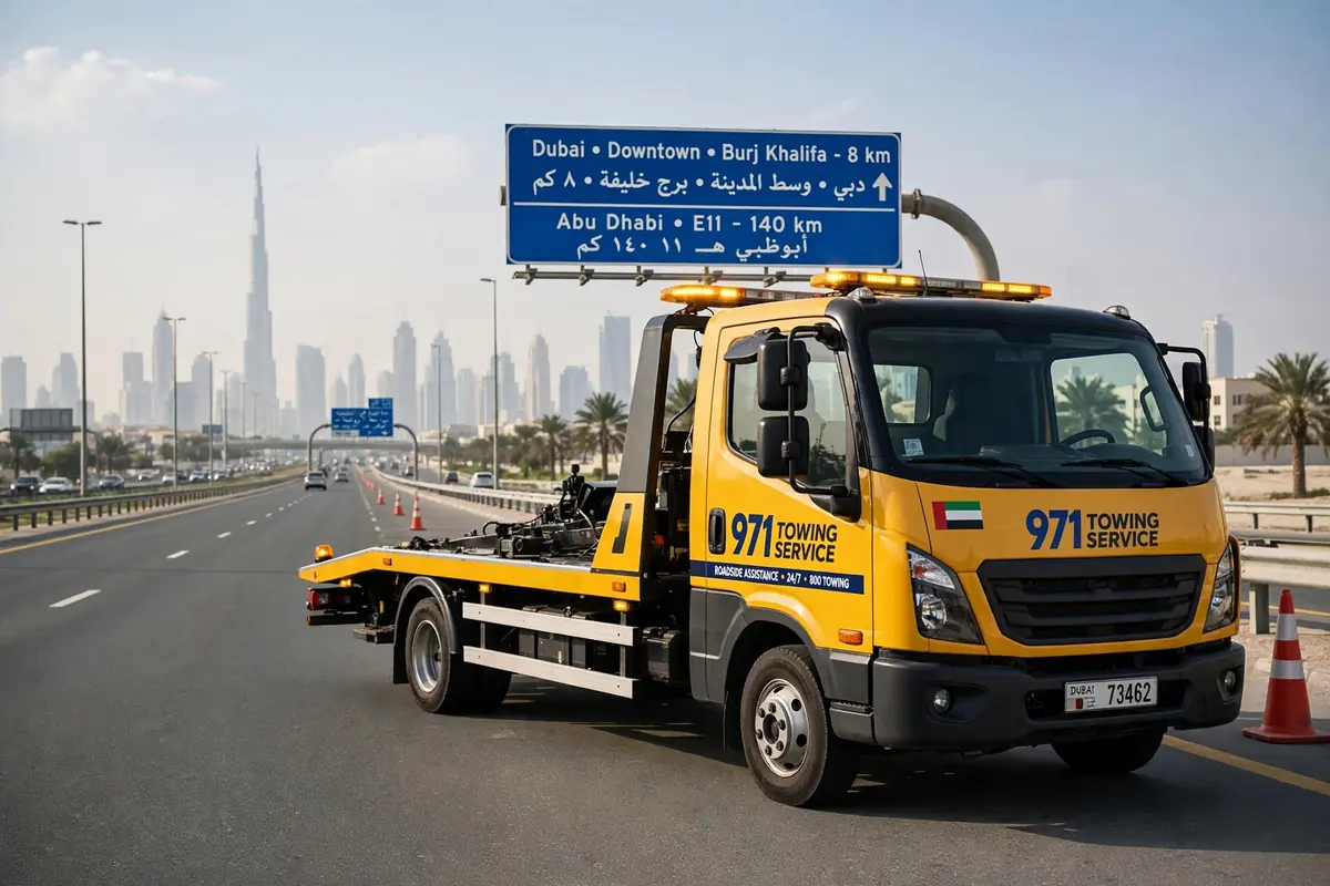 Towing service in UAE