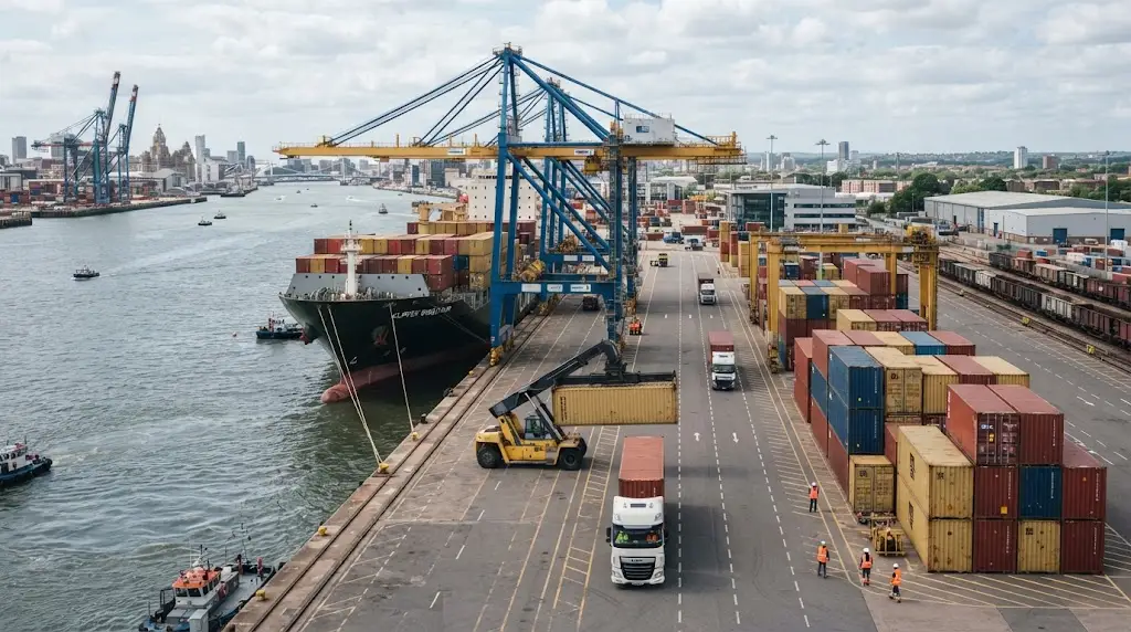 UK shipping agency logistics and international cargo operations