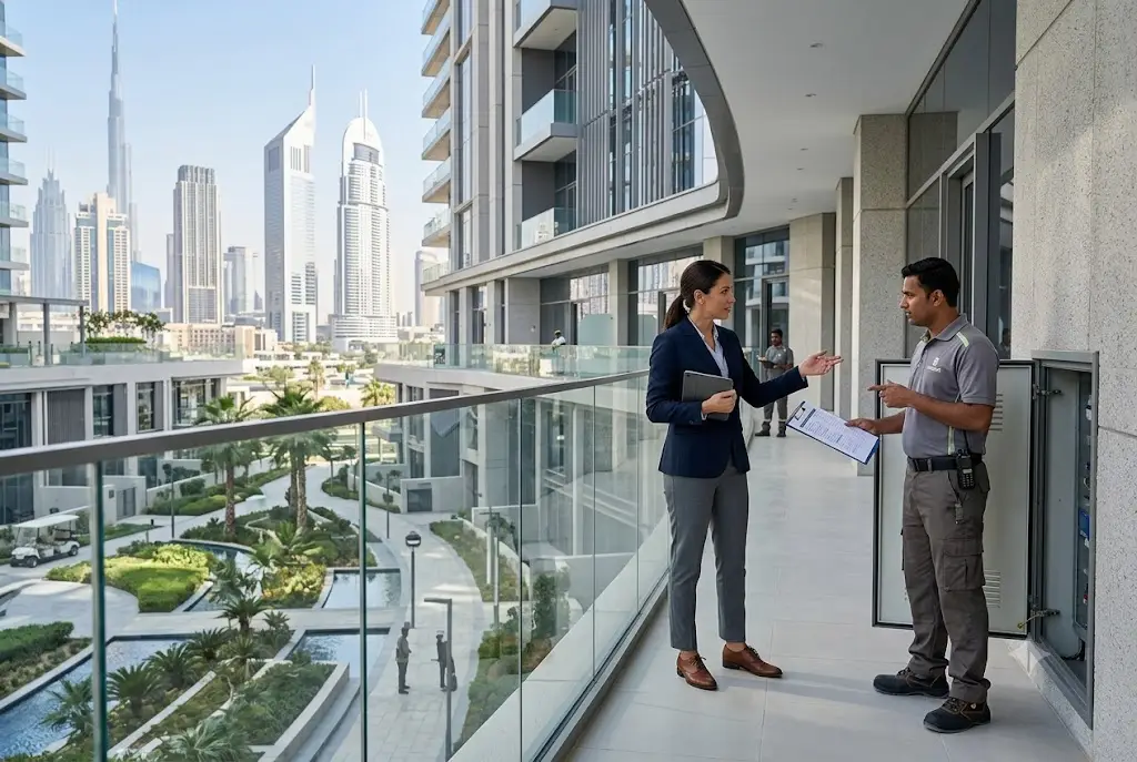 Professional property management services overseeing residential and commercial buildings in Dubai
