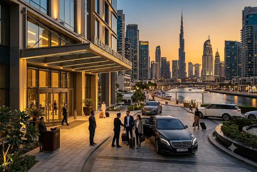 Hotels in Business Bay Dubai overlooking Dubai Canal and the modern skyline