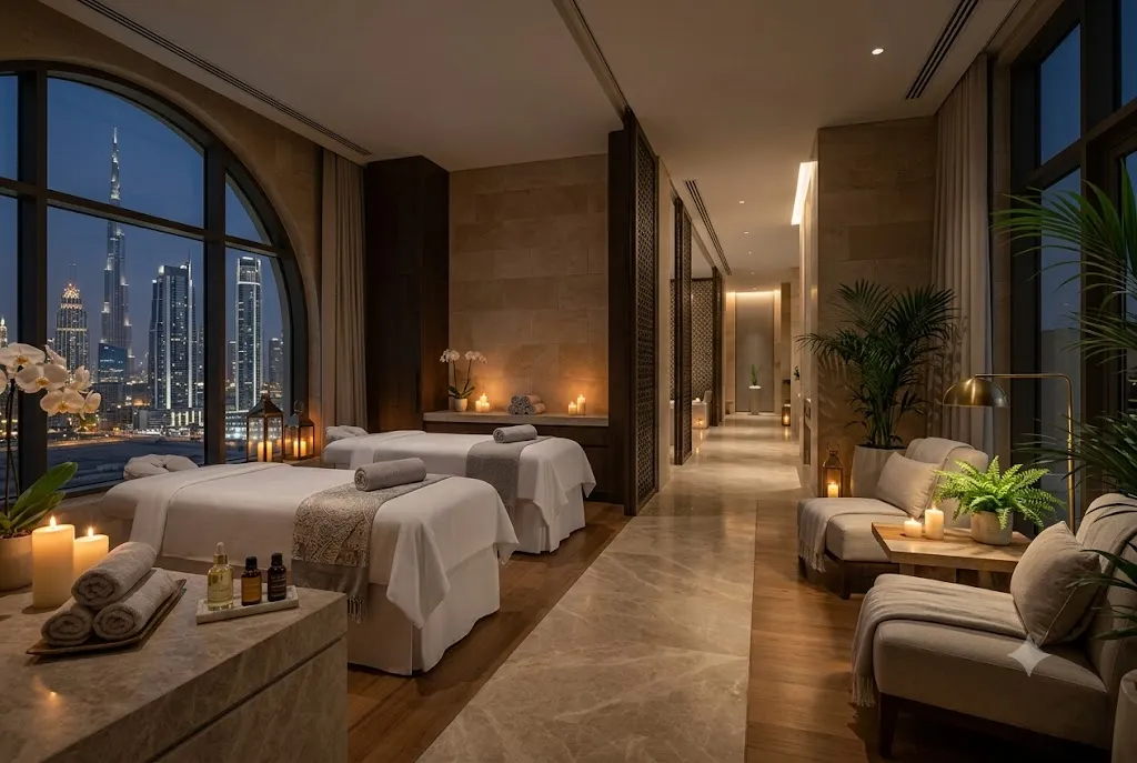 Luxury spa in Business Bay Dubai offering premium massage, wellness, and relaxation treatments.